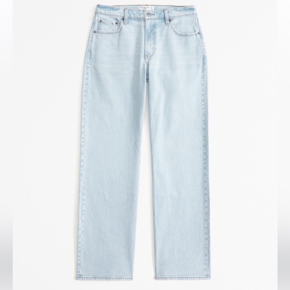 Abercrombie & Fitch Denim - Curve Love Low Rise Baggy Jean Abercrombie & Fitch
